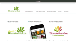 Desktop Screenshot of blomsterkroken.no